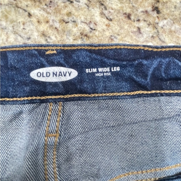 NWT Old Navy Slim Wide Leg Jeans - Picture 4 of 4